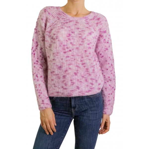 Maglione girocollo in mohair 